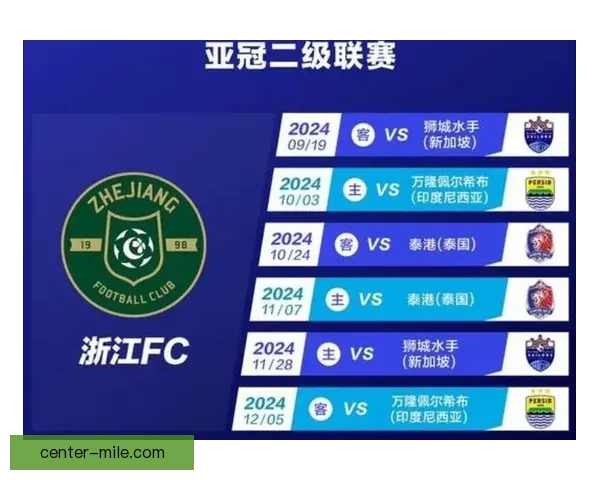 2026亚冠次级赛场浙江队远征新加坡狮城水手争胜